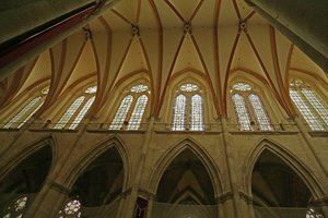Ansicht der Südseite des Kirchenschiffs